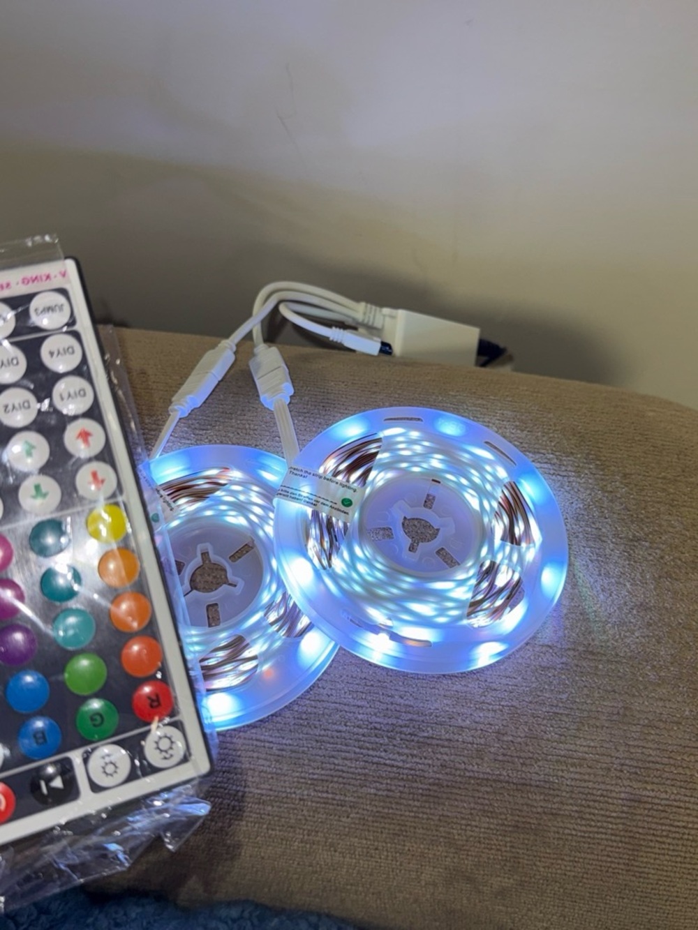 RGB LED Strip Light Kit with Remote - Multicolor - Picture 2 of 5